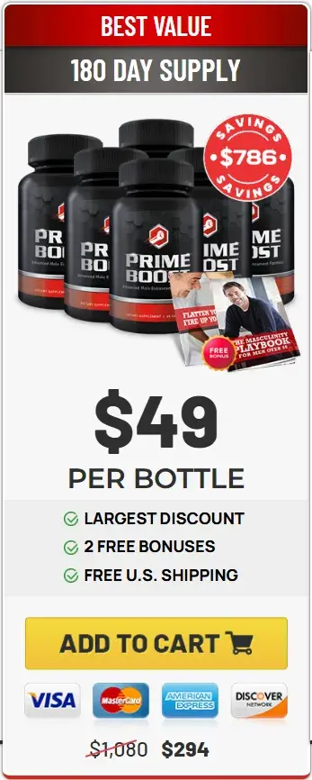 PrimeBoost buy now 6 bottles